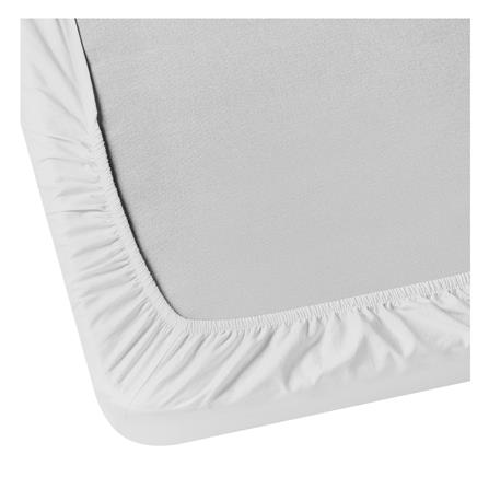 ผ้าปูที่นอน 7 ฟุต BED CLIP MICROTEX สี WHITE_2