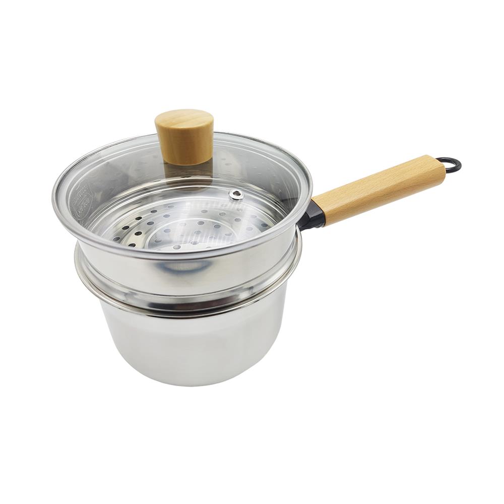 ชุดหม้อด้ามชั้นนึ่ง 18 ซม. KECH GLAM 3 ชิ้น