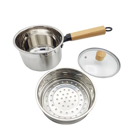 ชุดหม้อด้ามชั้นนึ่ง 18 ซม. KECH GLAM 3 ชิ้น_2