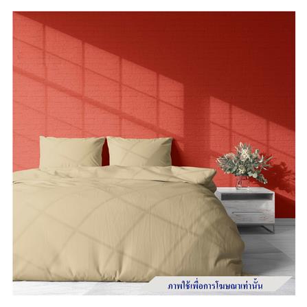 ผ้าปูที่นอน 7 ฟุต BED CLIP MICROTEX สี BEIGE_0
