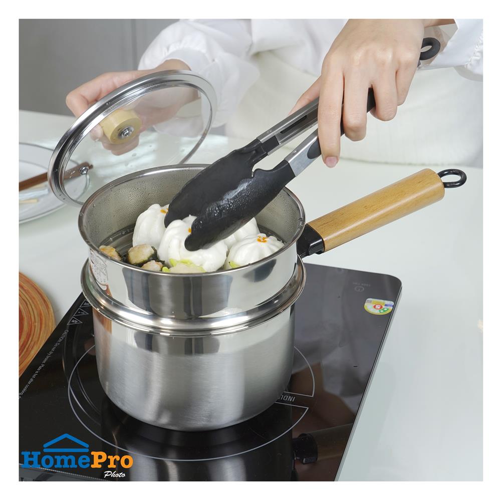 ชุดหม้อด้ามชั้นนึ่ง 16 ซม. KECH GLAM 3 ชิ้น