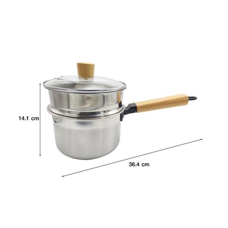 ชุดหม้อด้ามชั้นนึ่ง 16 ซม. KECH GLAM 3 ชิ้น_7