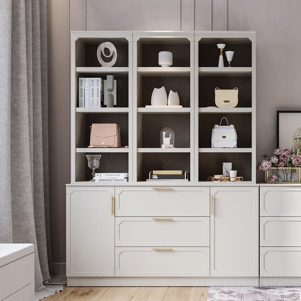 ตู้สูง SB FURNITURE QUINN 19228851 150 ซม. สี MAGIC GREY