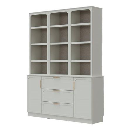 ตู้สูง SB FURNITURE QUINN 19228851 150 ซม. สี MAGIC GREY