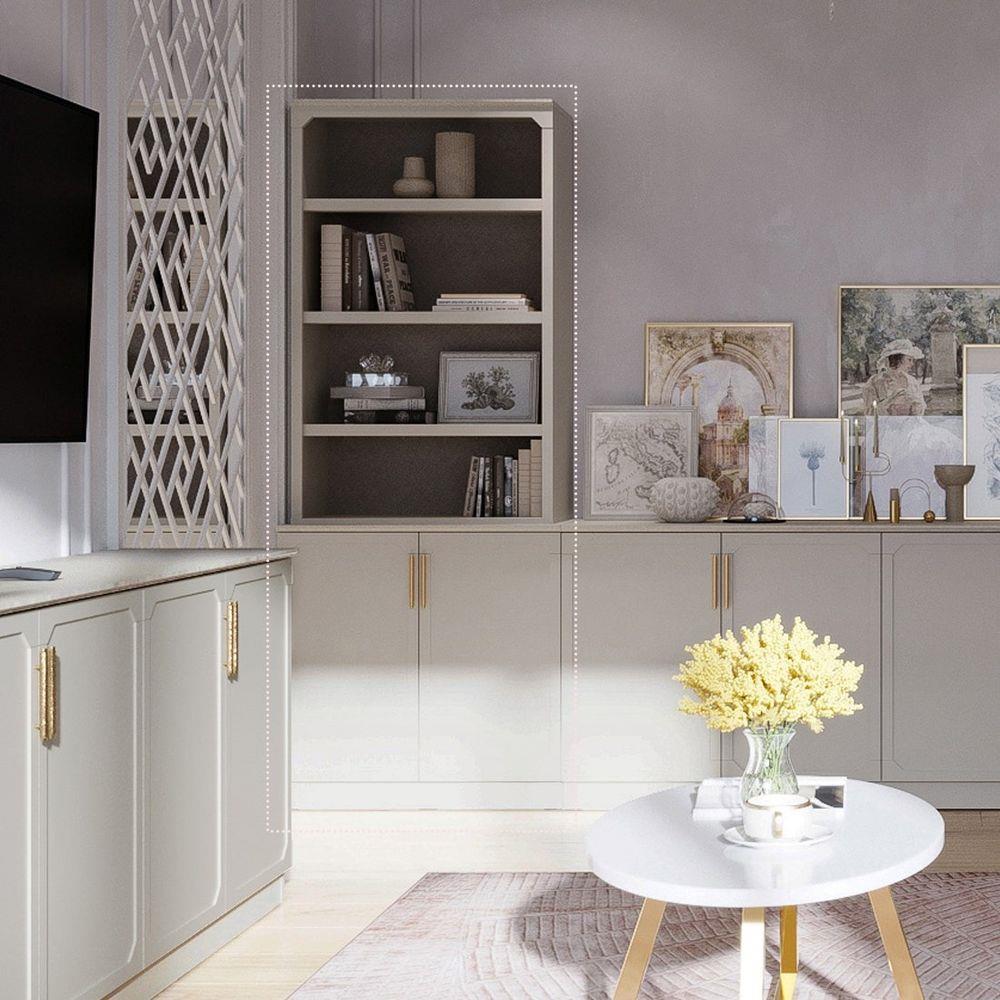 ตู้สูง SB FURNITURE QUINN 19228852 80 ซม. สี MAGIC GREY