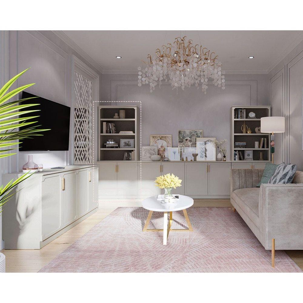 ตู้สูง SB FURNITURE QUINN 19228852 80 ซม. สี MAGIC GREY