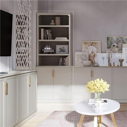 ตู้สูง SB FURNITURE QUINN 19228852 80 ซม. สี MAGIC GREY_3