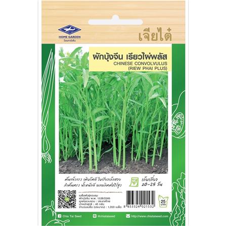 เมล็ดพันธุ์ผักบุ้งจีน เรียวไผ่พลัส ตราเจียไต๋ โฮมการ์เด้น 40 ก._0