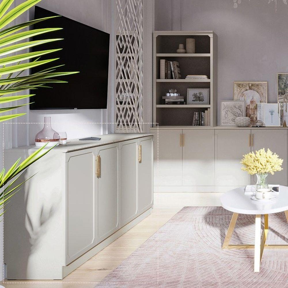 ตู้เตี้ย SB FURNITURE QUINN 19228843 180 ซม. สี MAGIC GREY