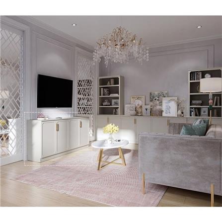 ตู้เตี้ย SB FURNITURE QUINN 19228843 180 ซม. สี MAGIC GREY_5