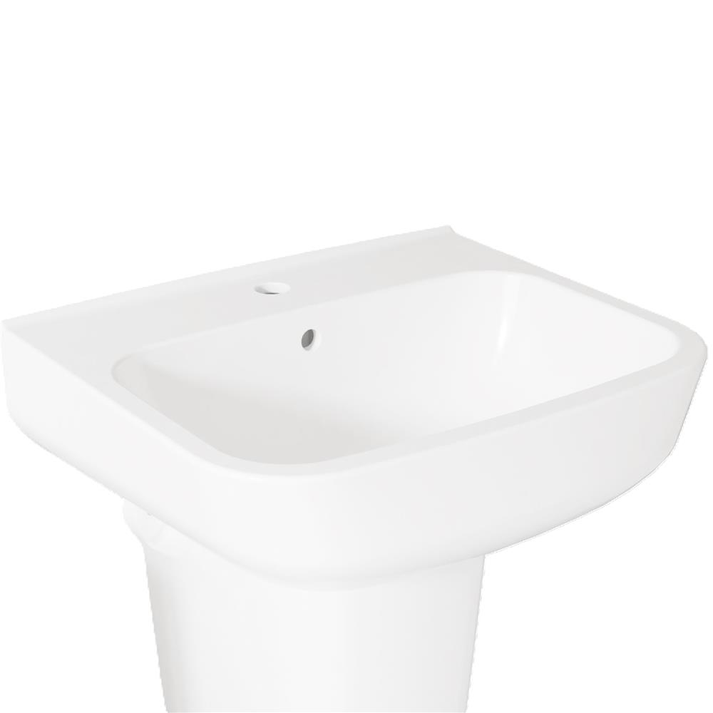 อ่างล้างหน้าพร้อมขาตั้ง HAFELE 495.60.889 สีขาว