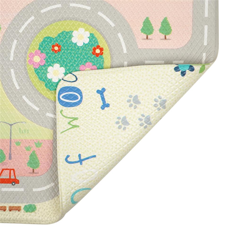 แผ่นอเนกประสงค์ HOME LIVING STYLE ROAD PLAY 135X185 ซม. สีชมพู