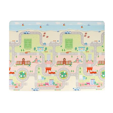 แผ่นอเนกประสงค์ HOME LIVING STYLE ROAD PLAY 135X185 ซม. สีชมพู_0