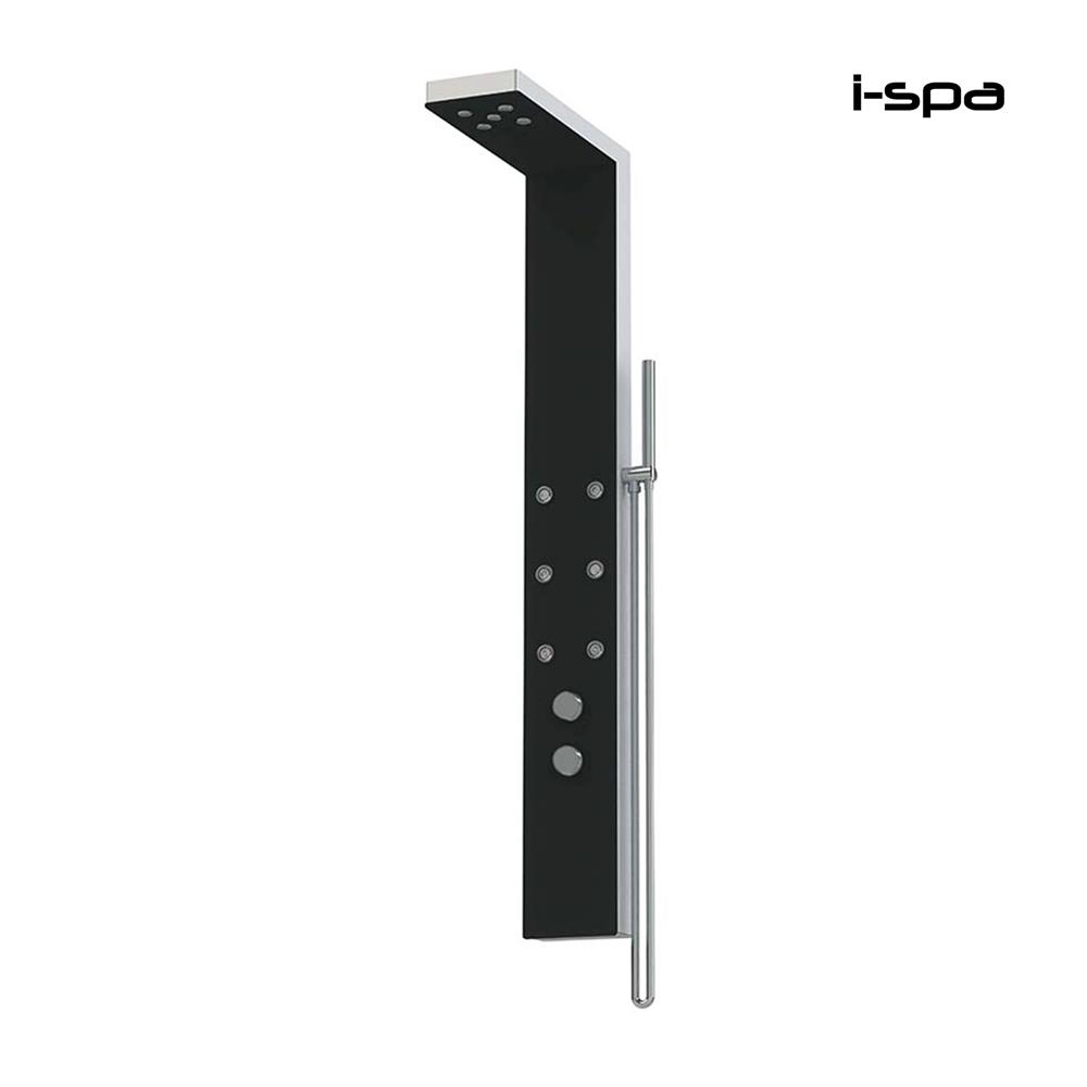 ชุดผนังอาบน้ำ I-SPA I-GEN-M-B สีดำ_1