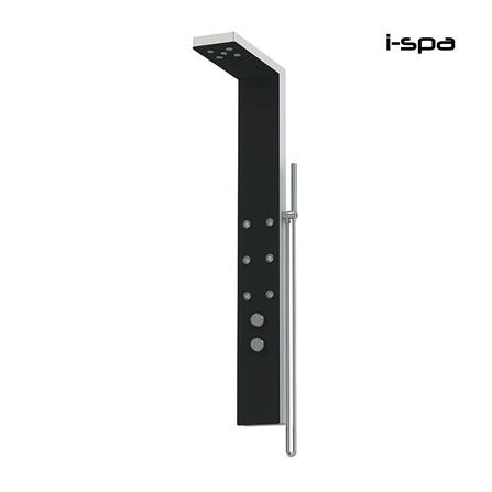 ชุดผนังอาบน้ำ I-SPA I-GEN-M-B สีดำ_0