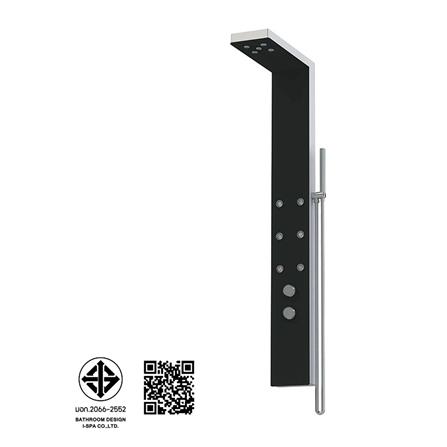 ชุดผนังอาบน้ำ I-SPA I-GEN-M-B สีดำ_4