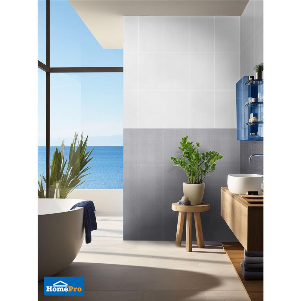 กระเบื้องผนัง 30x45 ซม. TARA เจนอารี่ ไวท์ 0.81 ตร.ม.