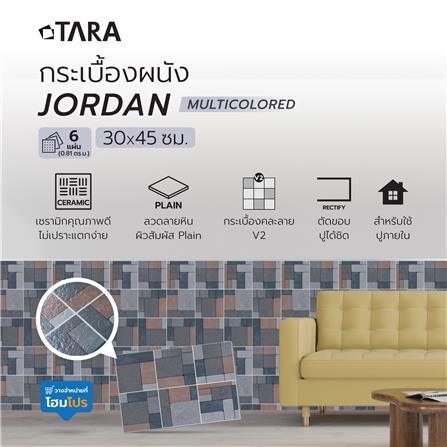 กระเบื้องผนัง 30x45 ซม. TARA จอร์แดน มัลติคัลเลอร์ 0.81 ตร.ม._8