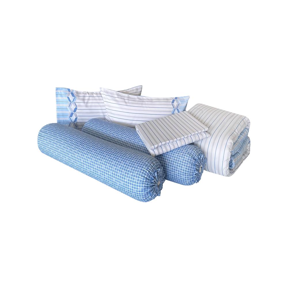 ชุดผ้าปูที่นอน 5 ฟุต 6 ชิ้น STEVENS SOFTEX PC20