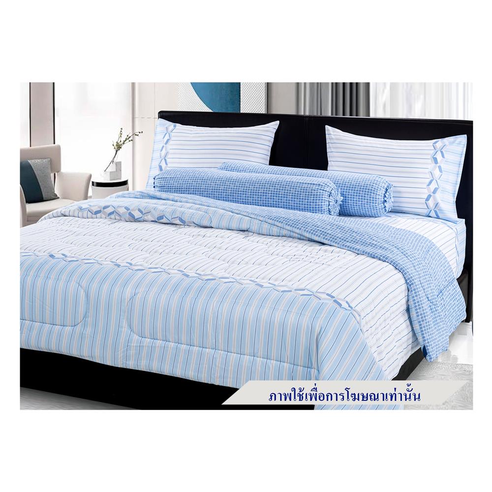 ชุดผ้าปูที่นอน 5 ฟุต 6 ชิ้น STEVENS SOFTEX PC20