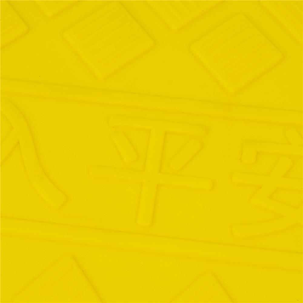 พลาสติกปีนฟุตบาท RIGHT 50X27X10 ซม. สีเหลือง