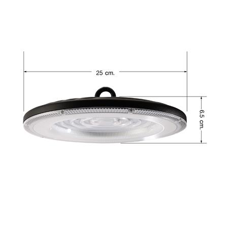 โคมไฮเบย์ LED EVE EXTRA 100 วัตต์ DAYLIGHT สีดำ_6