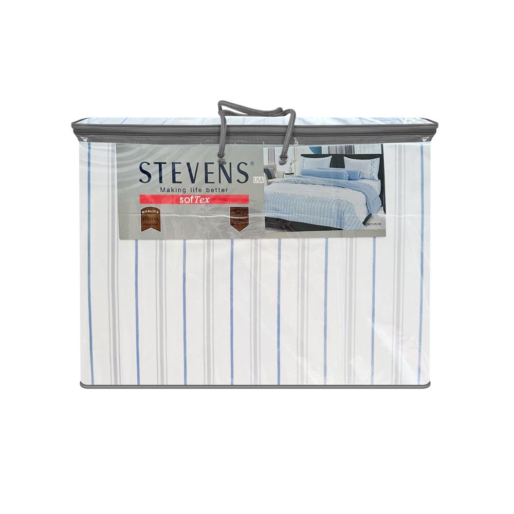 ชุดผ้าปูที่นอน 3.5 ฟุต 4 ชิ้น STEVENS SOFTEX PC20