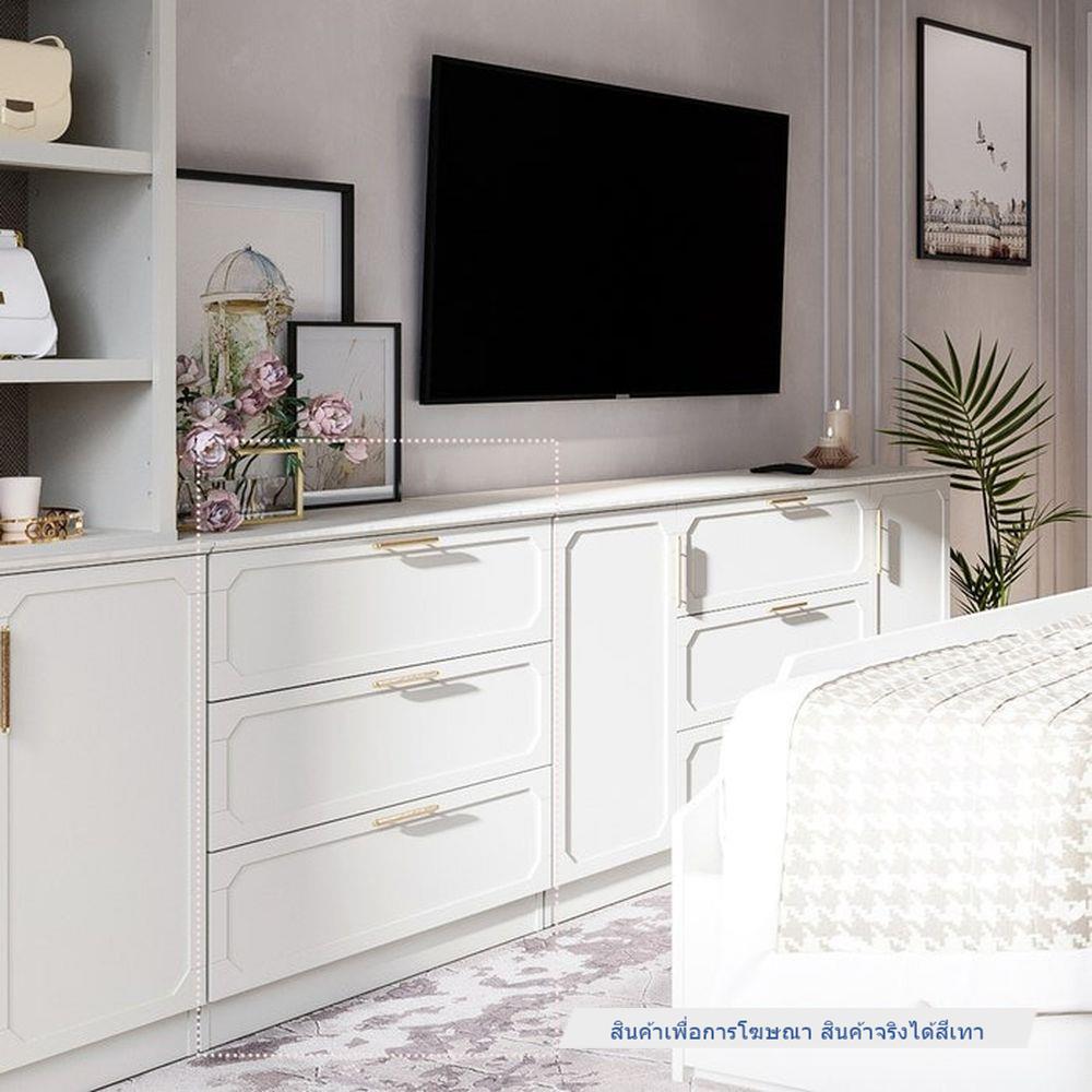 ตู้ลิ้นชัก 3 ลิ้นชัก SB FURNITURE QUINN 19228844 80 ซม. สี MAGIC GREY