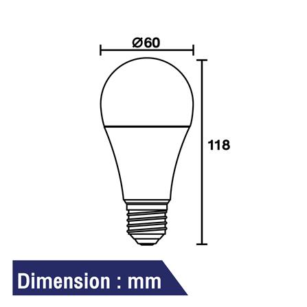 หลอด LED BEC 9 วัตต์ DAYLIGHT E27_3