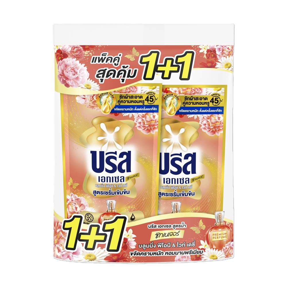 น้ำยาซักผ้า BREEZE 530 มล. บลูมมิ่ง พีโอนี & ไวท์ เดซี่ (แพ็กคู่)