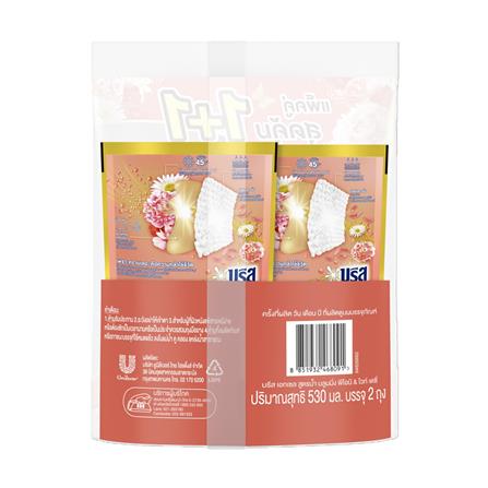 น้ำยาซักผ้า BREEZE 530 มล. บลูมมิ่ง พีโอนี & ไวท์ เดซี่ (แพ็กคู่)_1