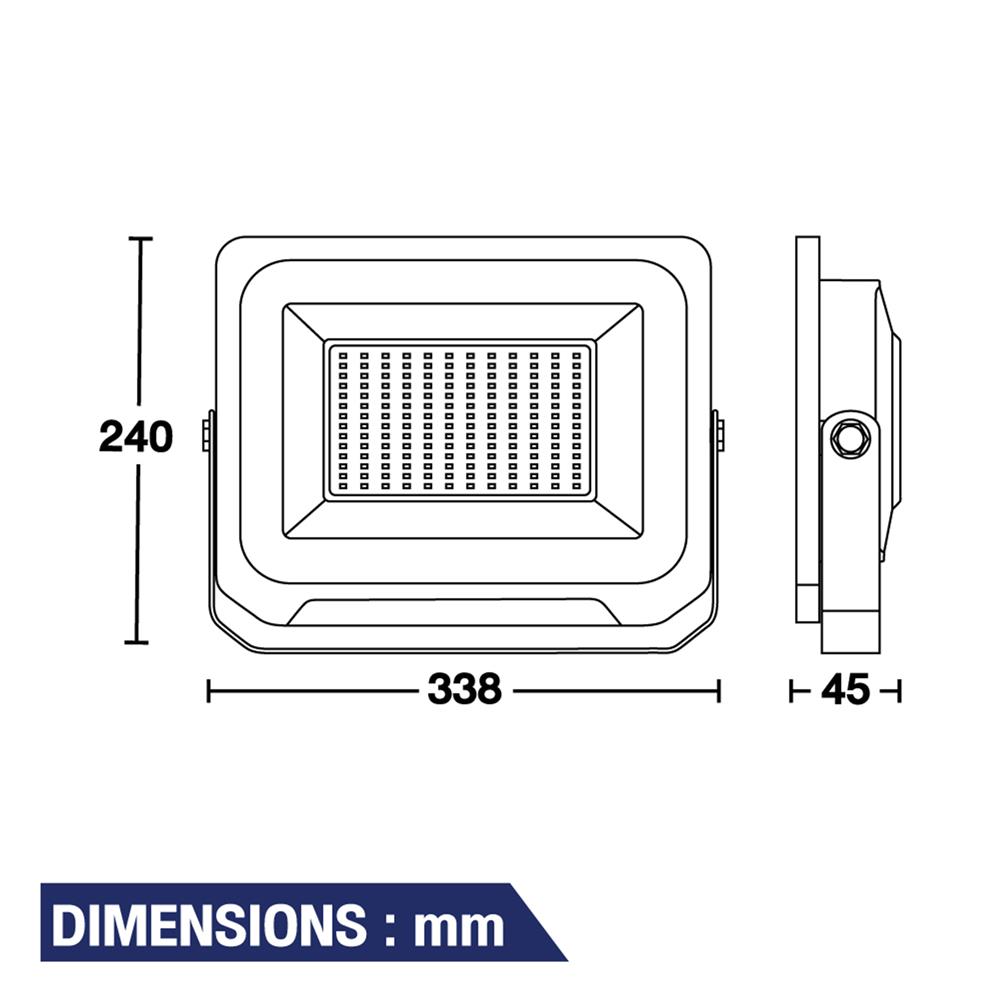 สปอตไลท์ภายนอก LED BEC SPEED 150 วัตต์ DAYLIGHT