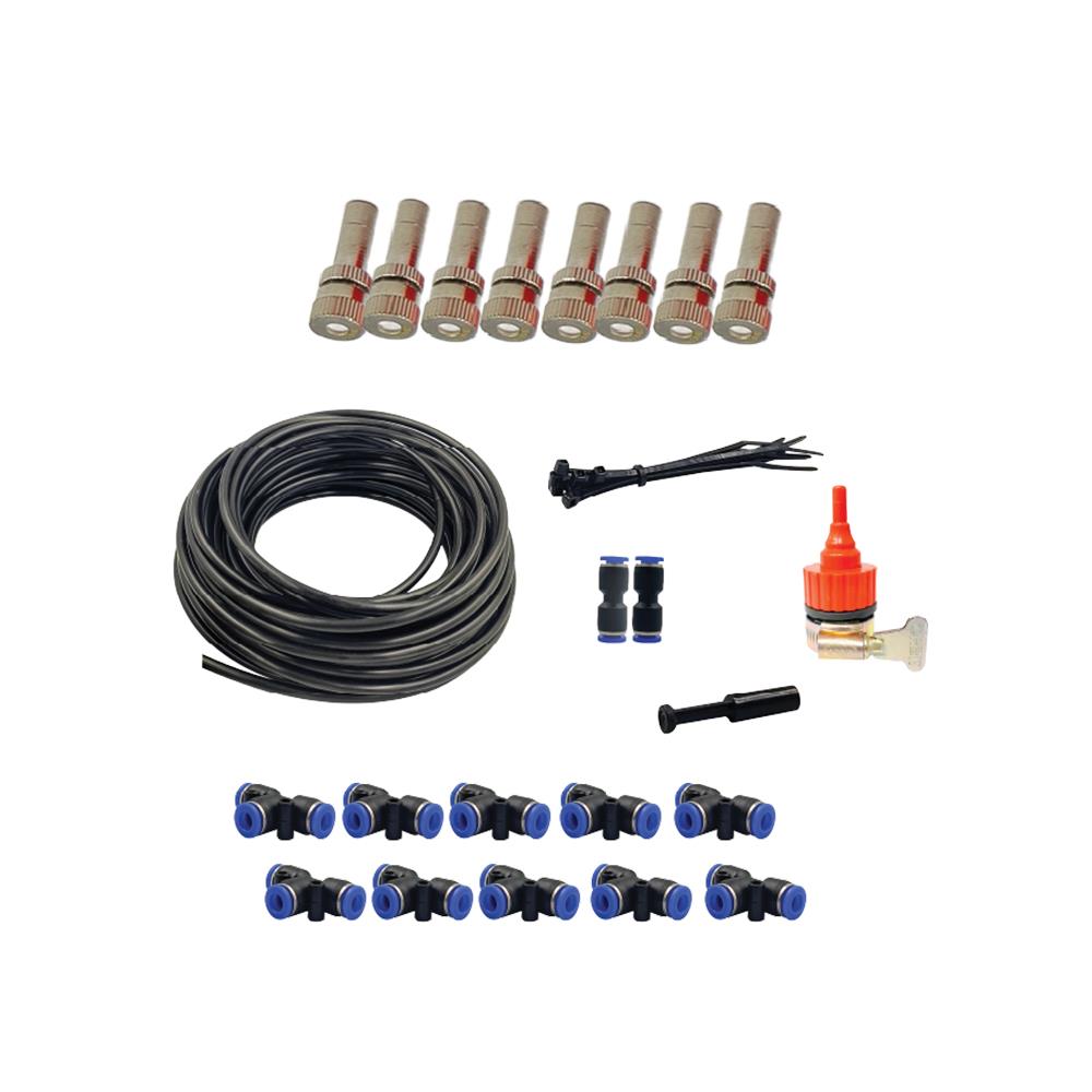 ชุดพ่นหมอกสเตนเลส TOWAI 0.4 มม. 10 หัว สายไมโคร 6 มม. X 20 ม.