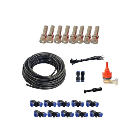 ชุดพ่นหมอกสเตนเลส TOWAI 0.4 มม. 10 หัว สายไมโคร 6 มม. X 20 ม.