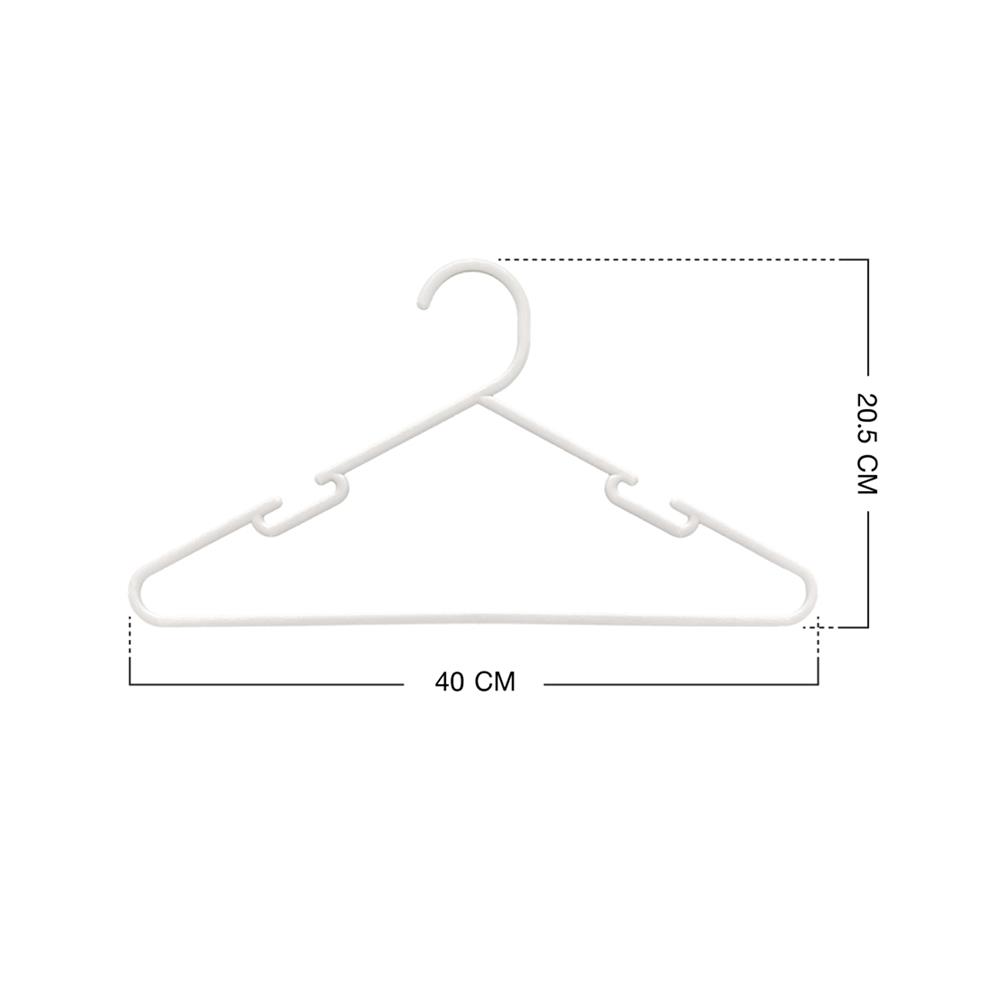 ไม้แขวนเสื้อ PLIM WATSON สีขาว แพ็ก 5 ชิ้น