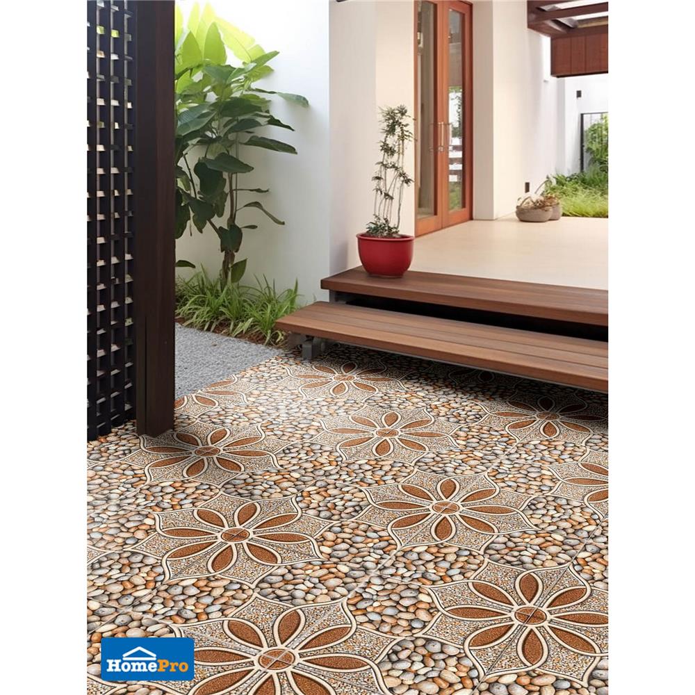 กระเบื้องพื้น 50x50 ซม. MAXIMUS เบอร์รี่สโตน เบจ A 1 ตร.ม.