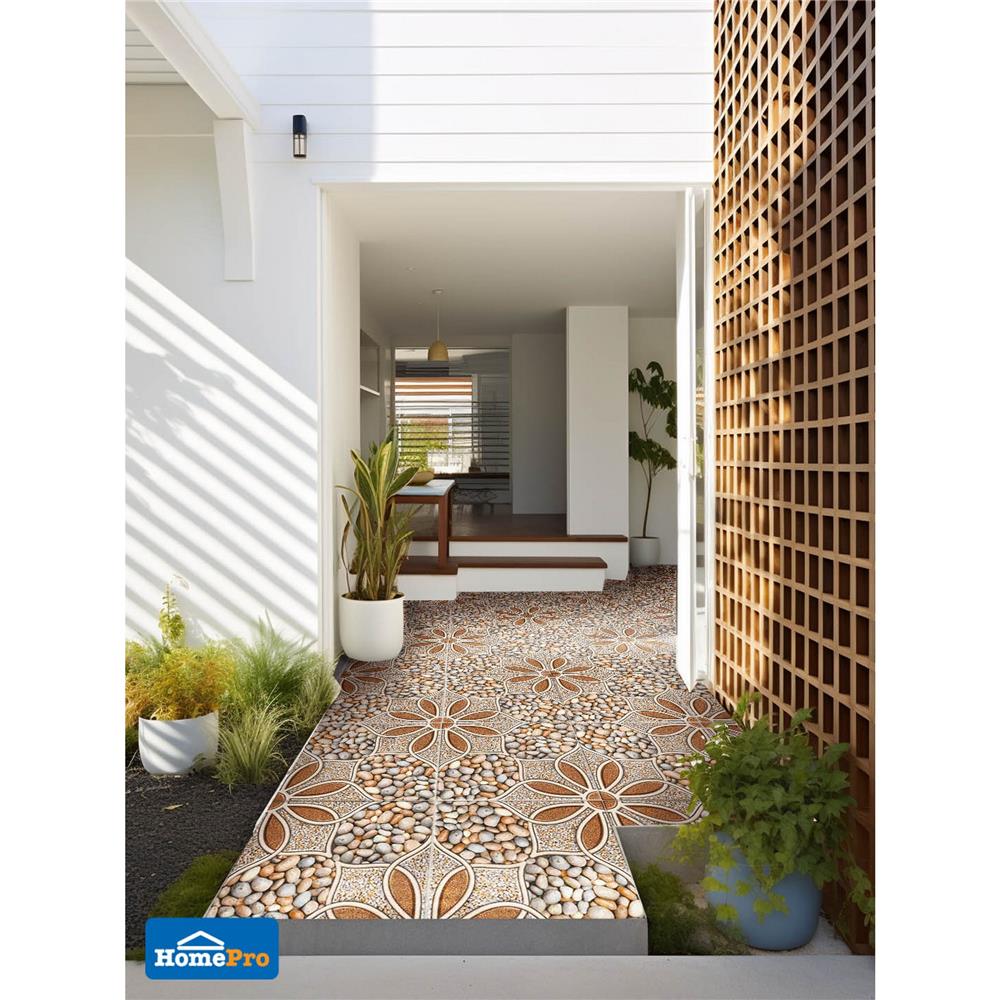 กระเบื้องพื้น 50x50 ซม. MAXIMUS เบอร์รี่สโตน เบจ A 1 ตร.ม.