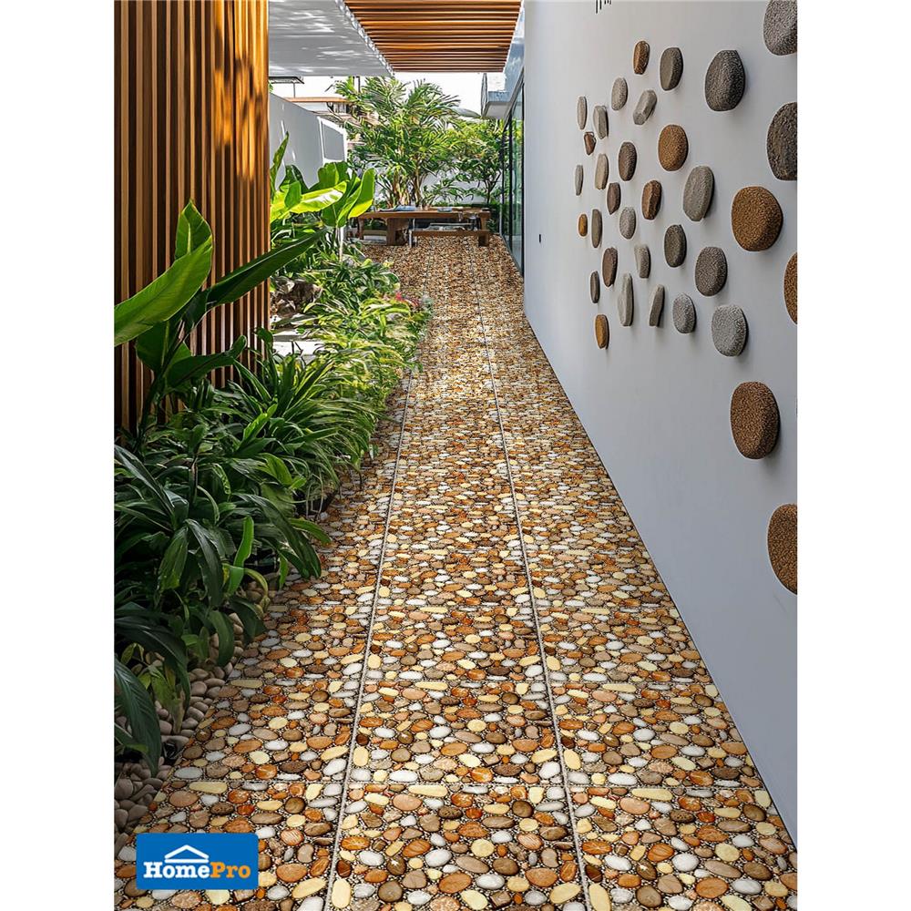 กระเบื้องพื้น 50x50 ซม. MAXIMUS คาลเดอร่า สโตน น้ำตาล A 1 ตร.ม.