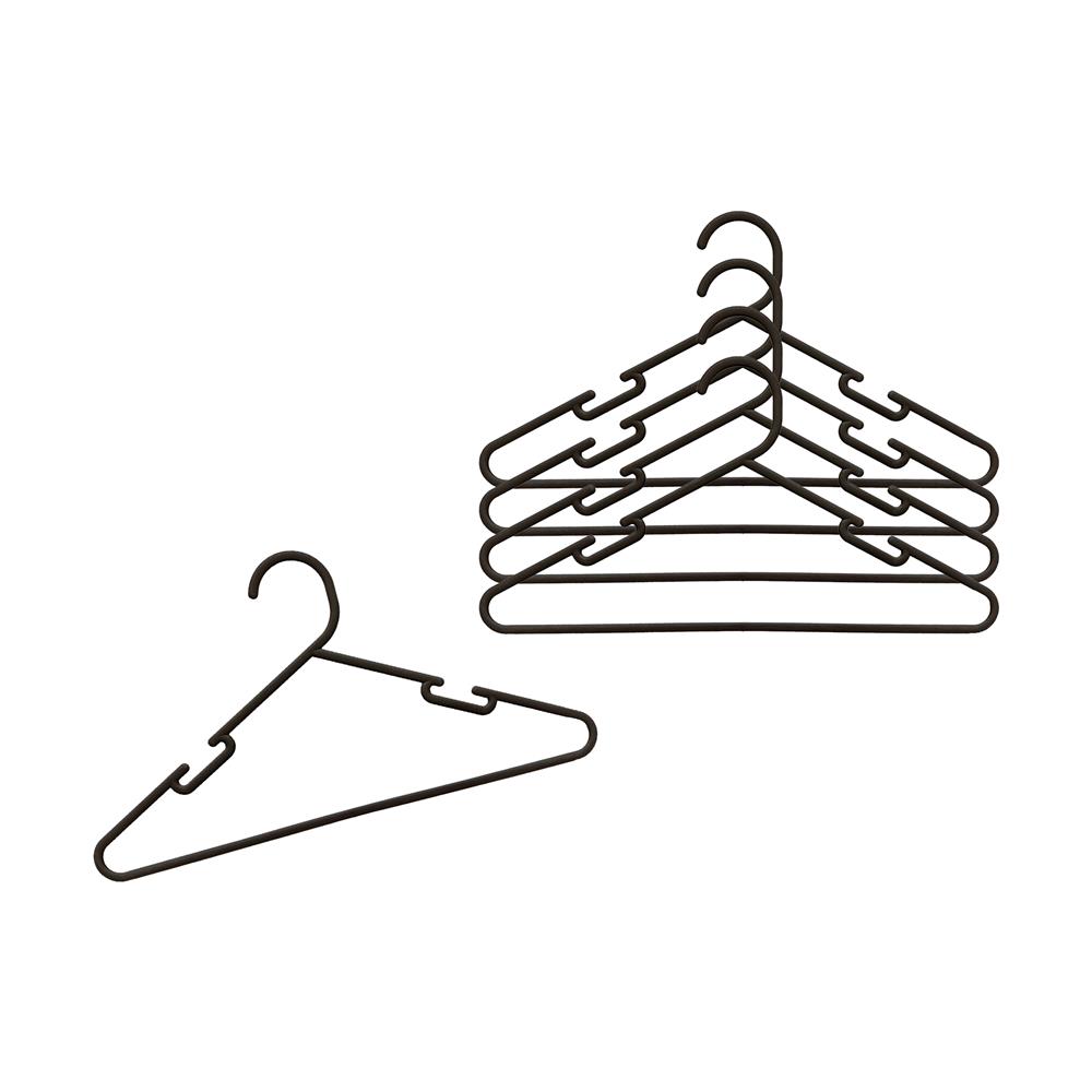 ไม้แขวนเสื้อ PLIM WATSON สีดำ แพ็ก 5 ชิ้น