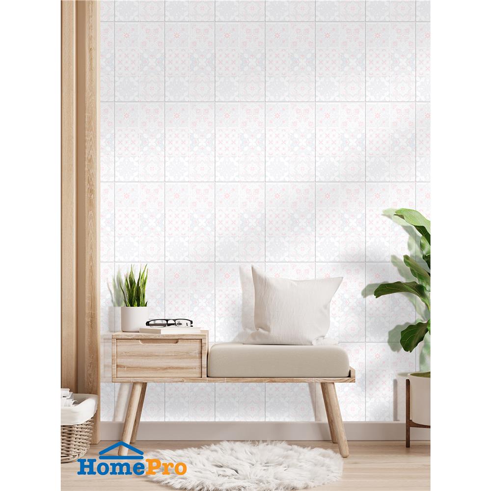 กระเบื้องผนัง 10x16 นิ้ว ภูผา แสงทอง ชมพู A 1 ตร.ม.