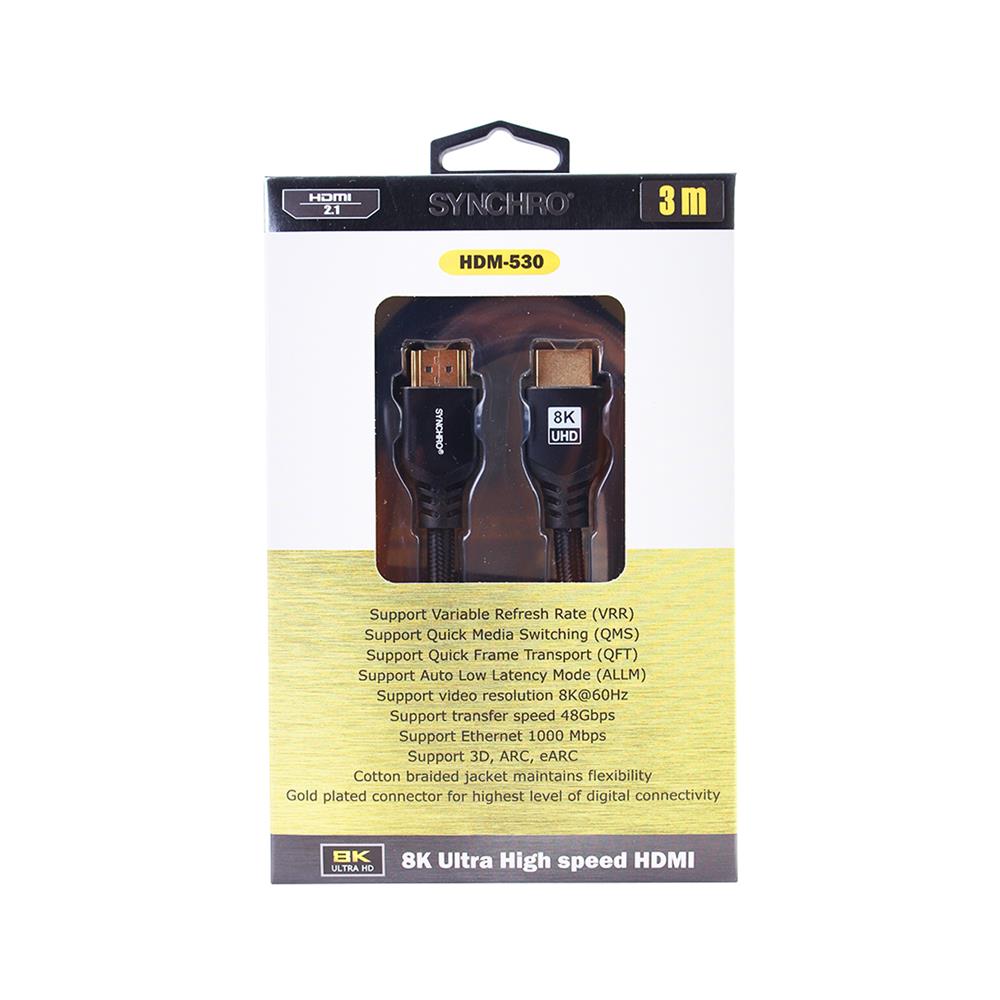 สายสัญญาณ HDMI SYNCHRO HDM-530 3 เมตร