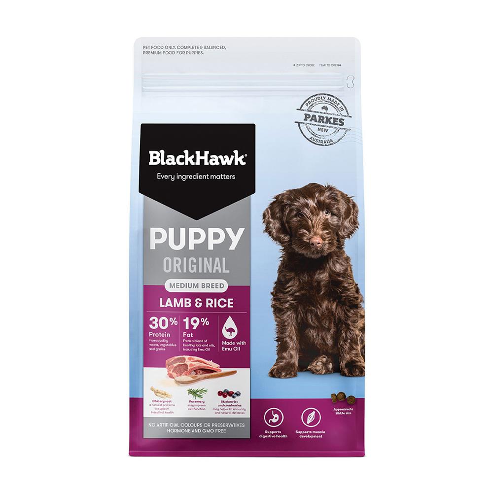 อาหารสุนัข BLACKHAWK PUPPY FORMULA LAMB AND RICE 1 กก.