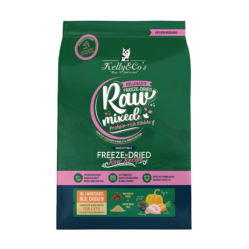 อาหารแมว KELLY&CO KIBBLE RAW MIXED 1.59 กก.