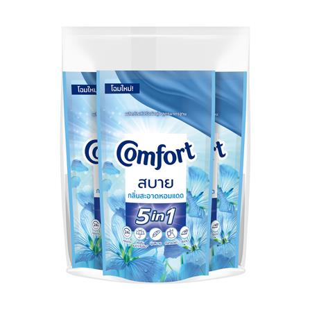 น้ำยาปรับผ้านุ่ม COMFORT 500 มล. กลิ่นสะอาดหอมแดด แพ็ก 3 ชิ้น_0