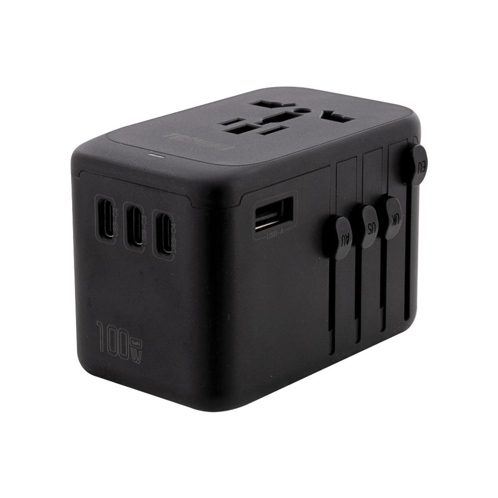 ปลั๊กแปลง 4 IN 1 UNIVERSAL 1 USB A 4 TYPE C TOSHINO DE-100WGAN