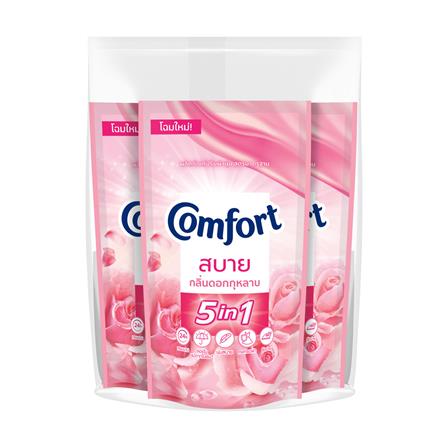น้ำยาปรับผ้านุ่ม COMFORT 500 มล. กลิ่นดอกกุหลาบ แพ็ก 3 ชิ้น_0