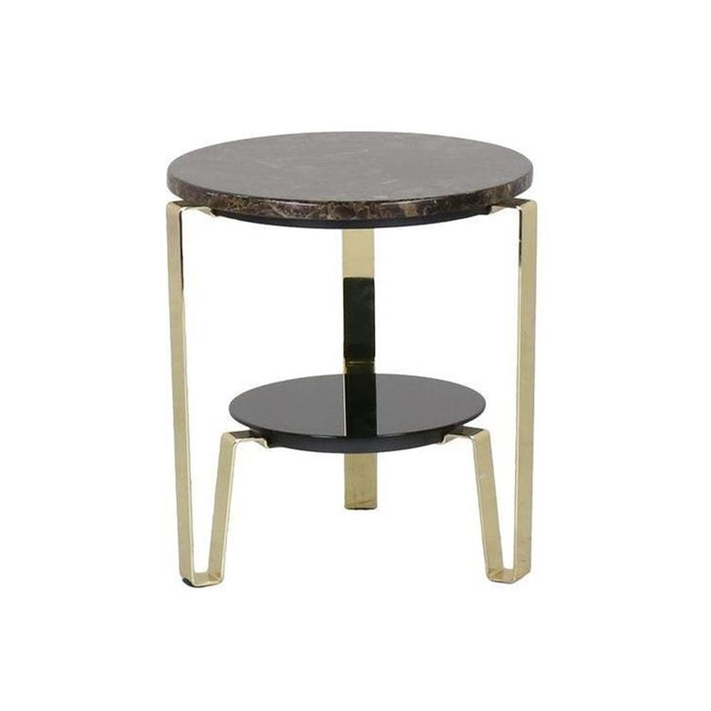 โต๊ะข้าง SB FURNITURE HEZTIARA 19122946 สีดำ/ทอง