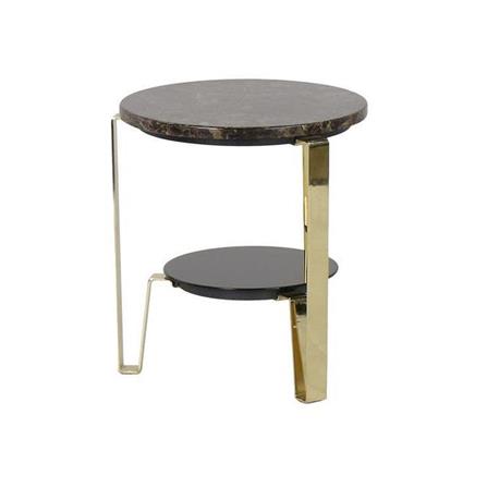 โต๊ะข้าง SB FURNITURE HEZTIARA 19122946 สีดำ/ทอง_1
