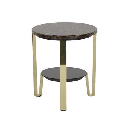 โต๊ะข้าง SB FURNITURE HEZTIARA 19122946 สีดำ/ทอง_3