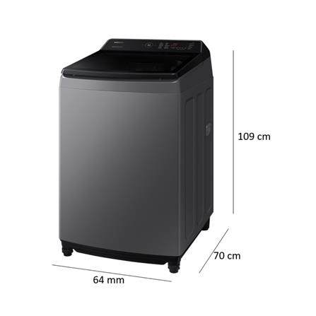 เครื่องซักผ้าฝาบน SAMSUNG WA19CG6745BDST 19 กก. อินเวอร์เตอร์ สีเทา_7